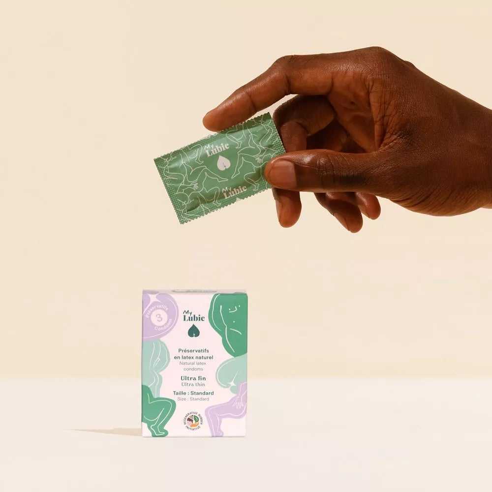 Natural and Fair Trade Latex Condoms - 3 units