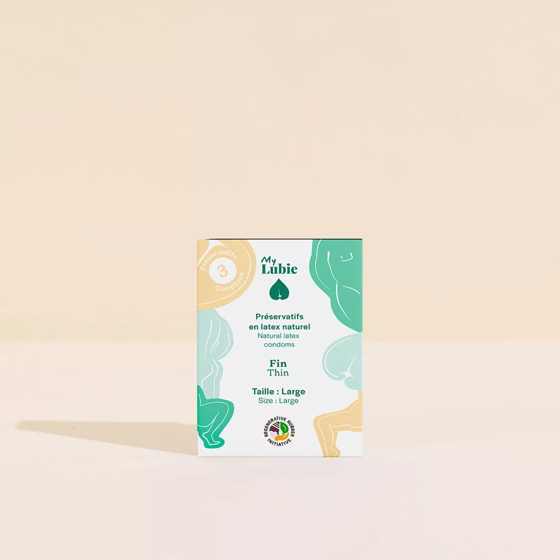 Natural and Fair Trade Latex Condoms - 3 units